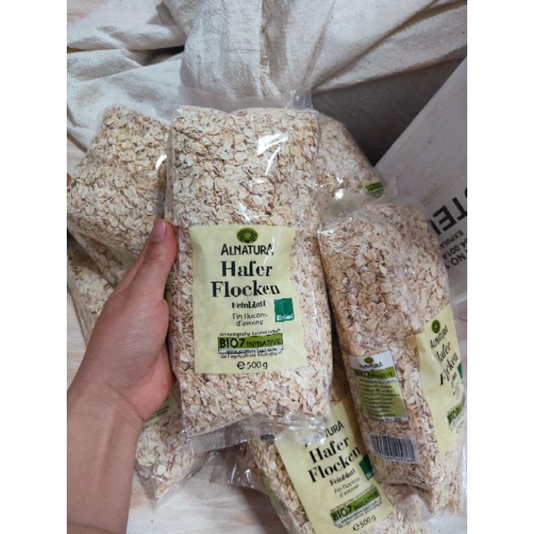 Yến mạch Đức nguyên cán 1 gói 500gr