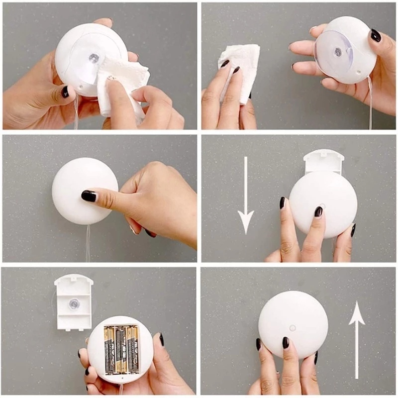 Đèn led Hình Bông Tuyết / Tuần Lộc Hoạt Hình Màu Vàng Ấm Áp Trang Trí Cây Thông Giáng Sinh