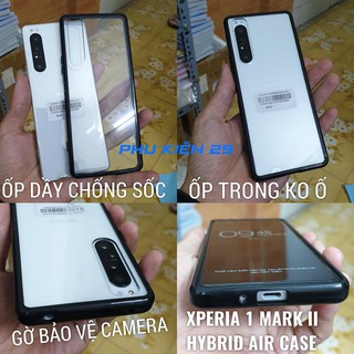 [Xperia 1 Mark II/Mark 2] Ốp chống sốc,chống va đập cao cấp HYBRID AIR CASE