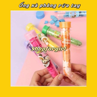 Ống Xà Bông Rửa Tay, Xà Phòng Giấy Khô Tiện Lợi (giao màu ngẫu nhiên) -shopforgirl