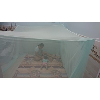 mùng cao cấp lỗ nhỏ, Vải xuất khẩu, 7 màu, kích thước từ 1m2 -> 6m