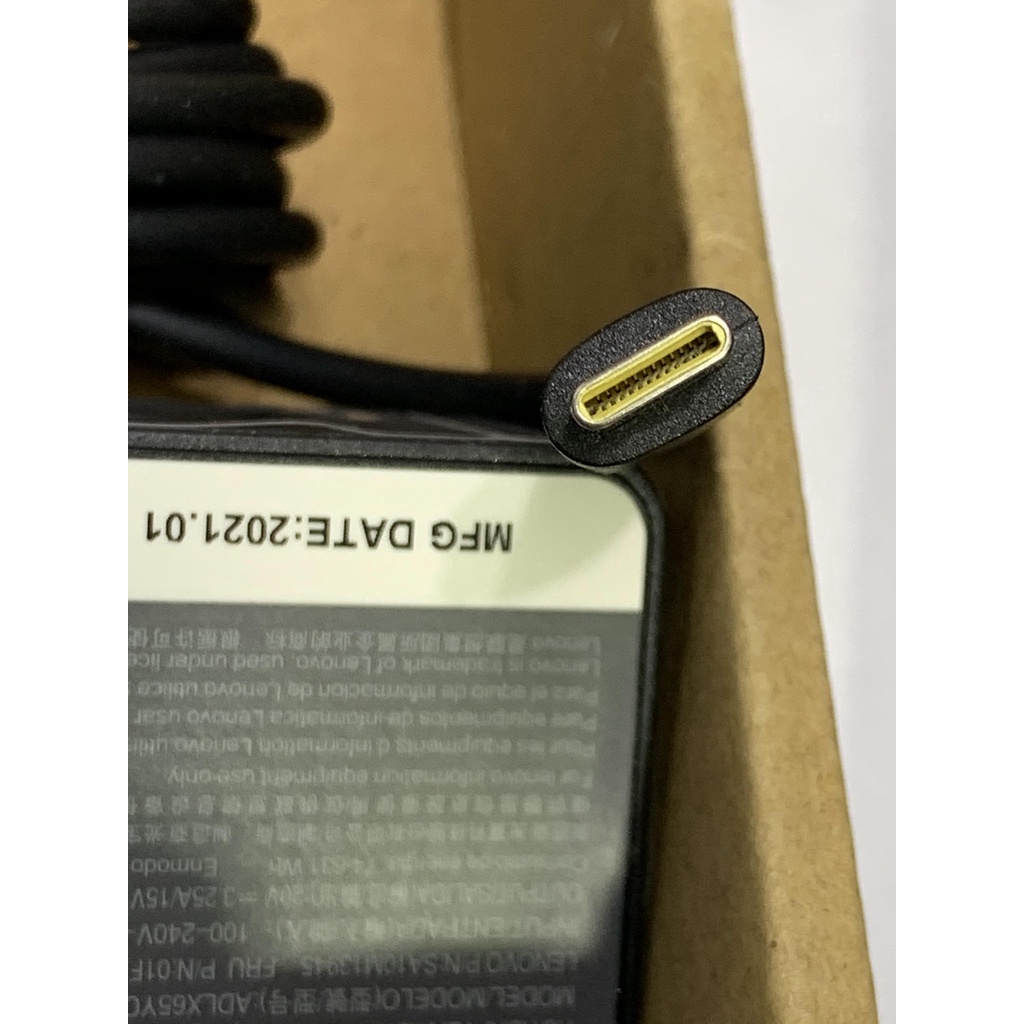 Sạc laptop Lenovo type c 20V - 3.25A 65W (Chân USB-C)