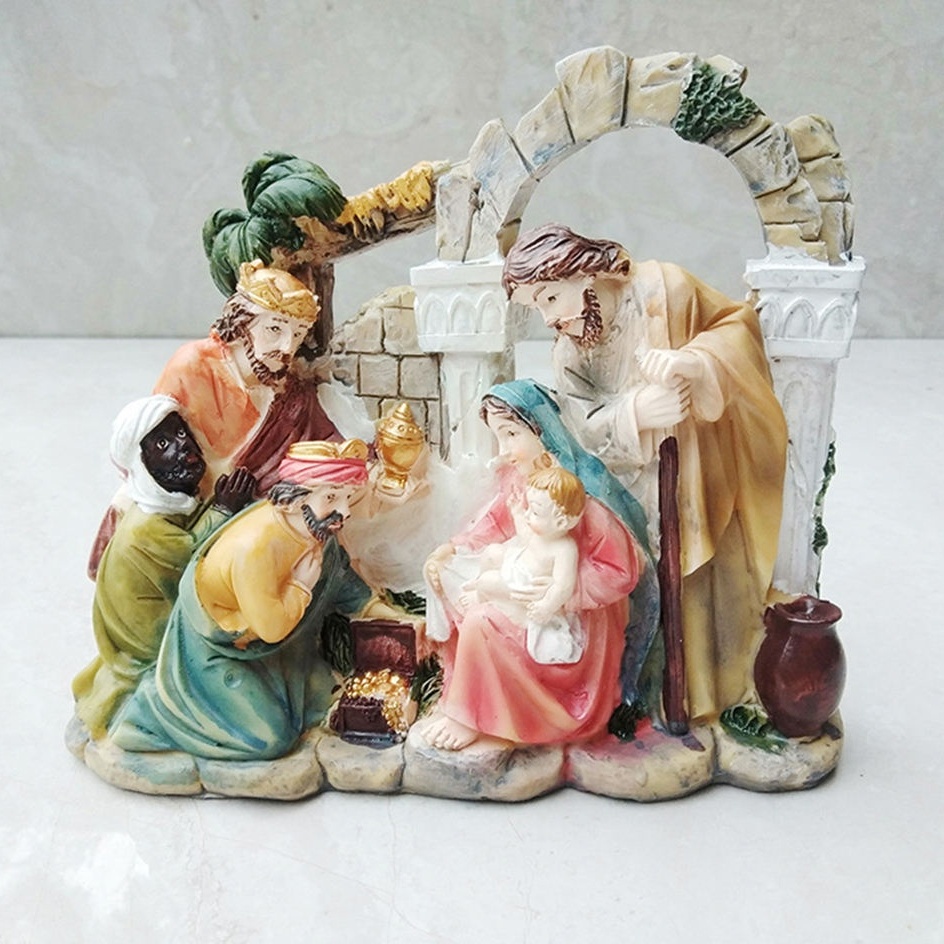 Mô hình tượng chúa Jesus trang trí giáng sinh