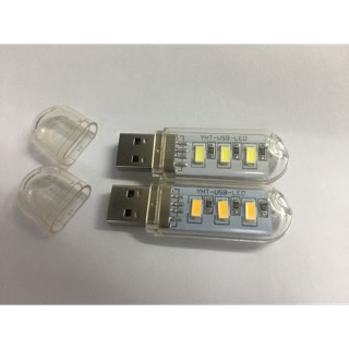 Đèn led usb cắm sạc dự phòng mini cầm tay