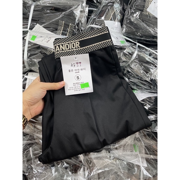 quần baggy umi cạp cao đi ô