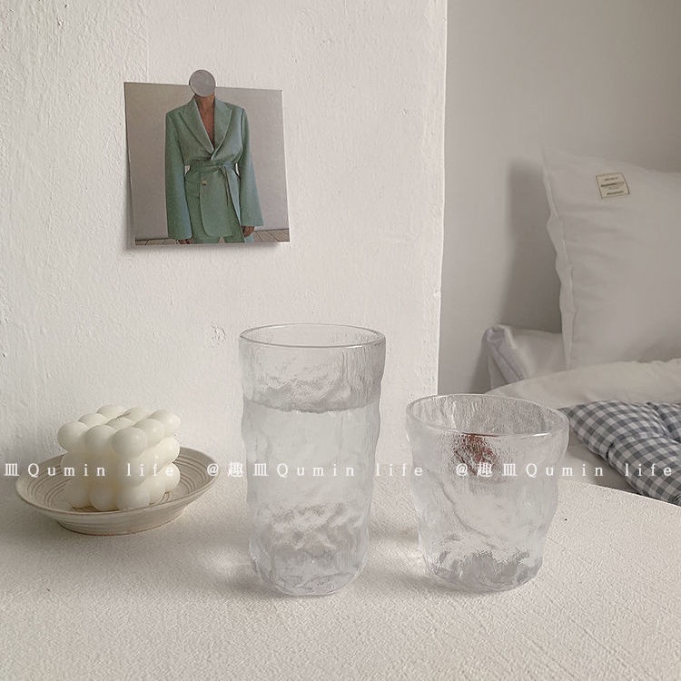 Cốc Thủy Tinh Uống Nước/Rượu/Sữa/Nước Ép Đơn Giản Tiện Dụng