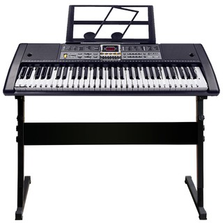 Đàn Piano Điện Tử Đàn Organ Electronic Keyboard 61 Cho Người Mới Tập Chơi Phím, Cho Bé Phím 2cm Kèm Giá Đỡ Nhạc Lý