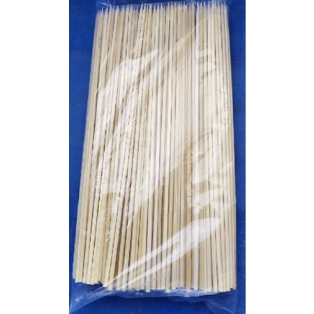 COMBO 10 bịch Que xiên tre dài 25cm đường kính ~3mm que tre khoai tây lốc xoáy