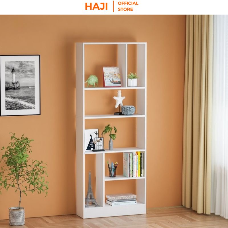 Kệ trang trí gỗ HAJI đa ngăn chắc chắn chống đổ A233