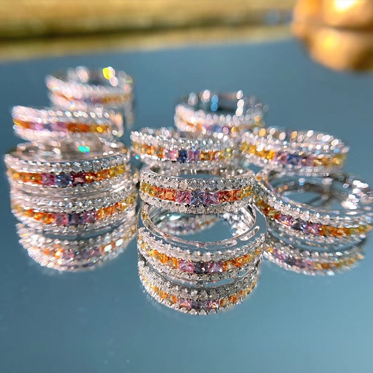 V.I.T House | Nhẫn S925 đá nhiều màu