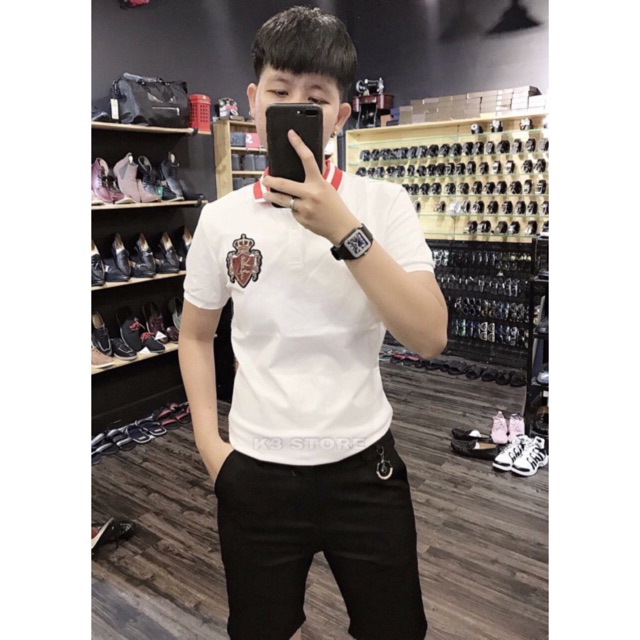 ÁO THUN NAM NỮ CỔ TRỤ MẪU MỚI MS781