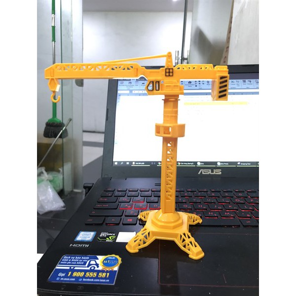 Trang trí bánh hình Trục Cẩu Nhựa VÀNG