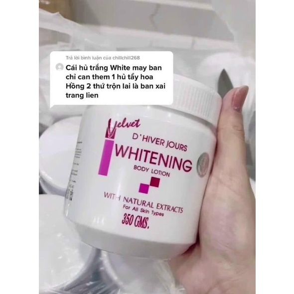 KEM DƯỠNG THỂ VETVET D’HIVER JOURS WHITENING BODY LOTION THÁI LAN DƯỠNG TRẮNG TOÀN THÂN