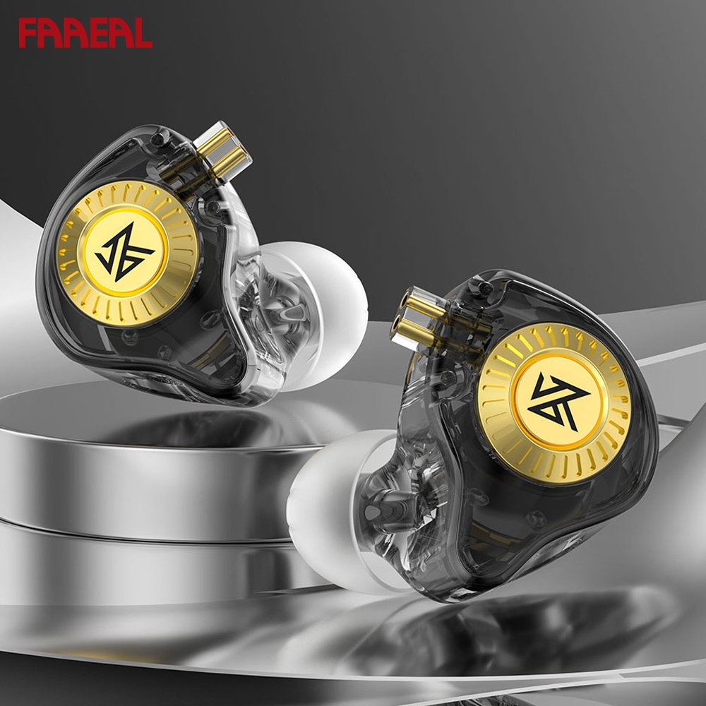 Tai nghe nhét tai FAAEAL KZ EDX-Ultra Bass HiFi chất liệu dây bằng kim loại âm thanh siêu trầm chất lượng cao