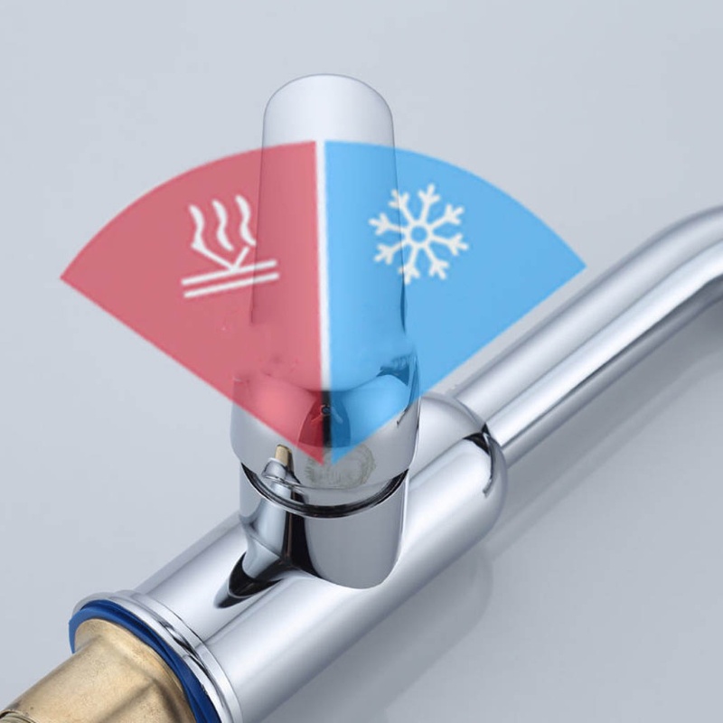 Vòi Nước Nóng / Lạnh Tiện Dụng Cho Bồn Rửa Mặt