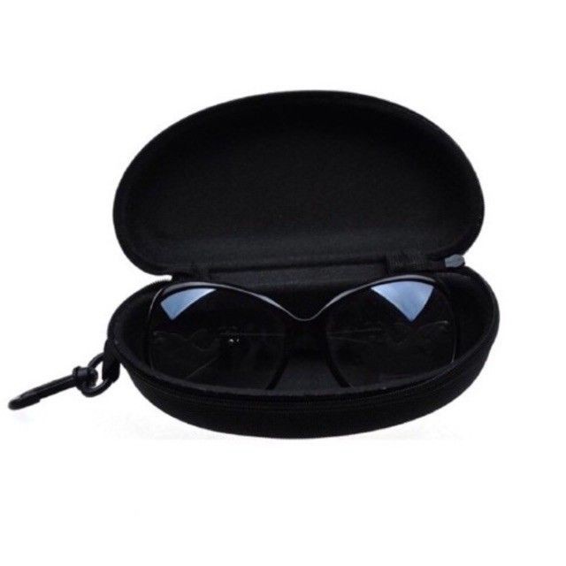 Hộp đựng kính mắt hình hạt đậu, thiết kế khóa kéo tiện dụng | BigBuy360 - bigbuy360.vn