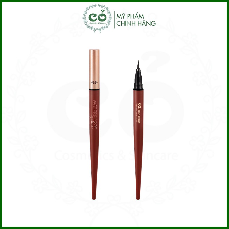 Bút Kẻ Mắt  Vacosi Siêu Lì Vacosi Natural Studio Waterproof Eyeliner- VM24