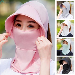 (MŨ ĐI CHỢ)Mũ chống nắng UV vành rộng che kín mặt cổ tiện dụng cho nữ