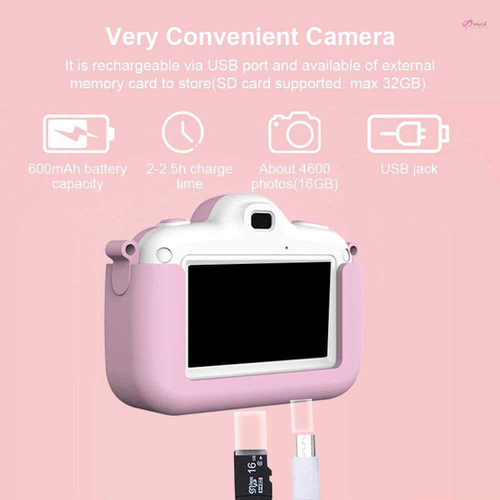 Camera kỹ thuật số 1080P 18MP 3.0 Inch màn hình 16GB có thể sạc lại cho bé
 | BigBuy360 - bigbuy360.vn