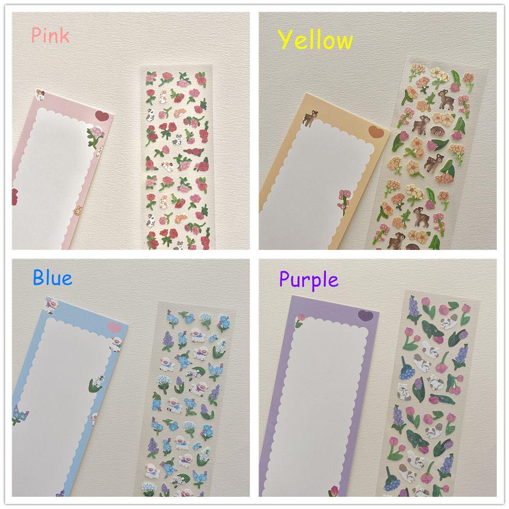 Sticker Dán Trang Trí Album Hình Hoa Hồng Dễ Thương