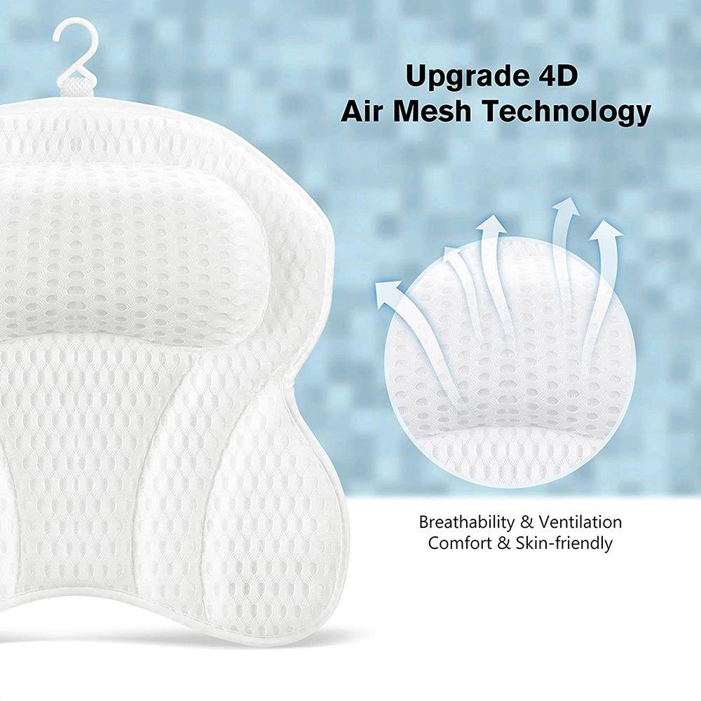 Gối Tựa Lưng Có Cốc Hút Tiện Dụng Cho Bồn Tắm / Spa