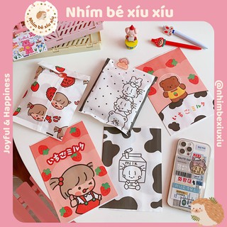 Túi giấy cute đựng quà/scrunchies/đồ lưu niệm nhỏ xinh nhiều màu dễ thương