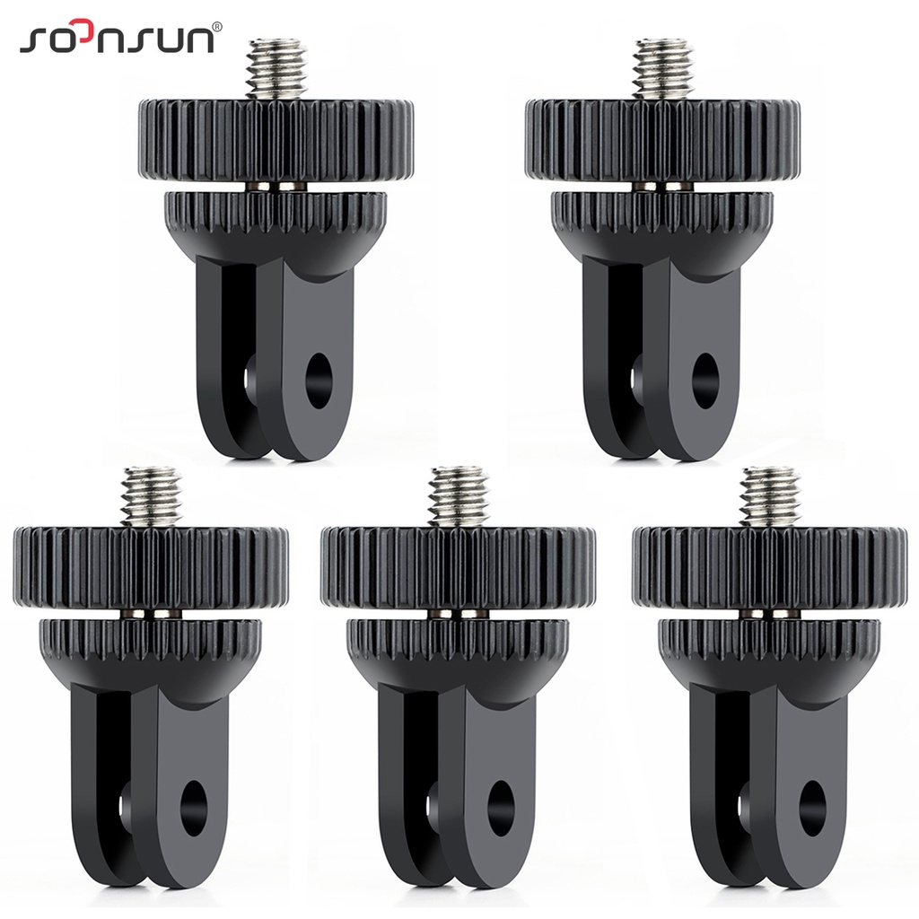 Bộ Chuyển Đổi Gậy Ba Chân Mini Có Ren 1/4 Inch Cho GoPro Hero 8 7 6 5 4 Session for DJI Osmo Action