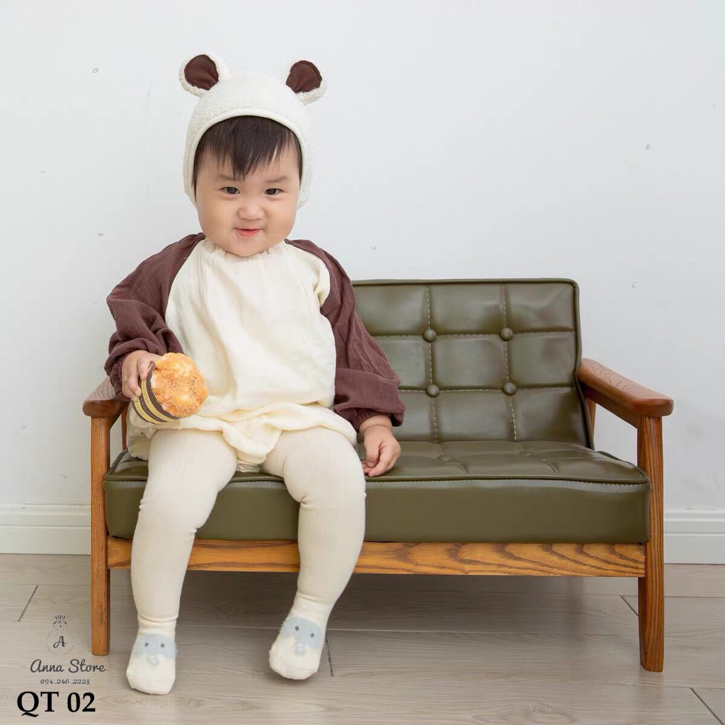 QT 02 : Quần tất phong cách Hàn Quốc cho bé