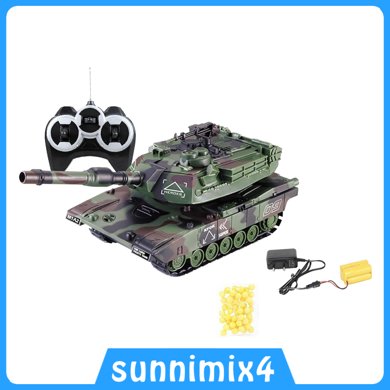 [H₂Sports&Fitness]Heavy 1:32 Scale RC Battle Tank Interactive Toy Car Model Hobby Toys Gifts