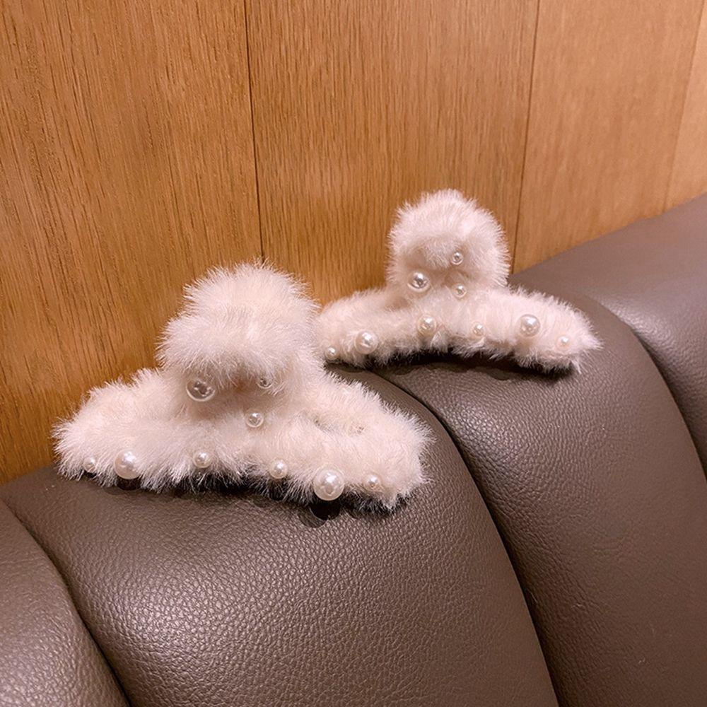 Kẹp Tóc Phủ Lông Phong Cách Vintage Thời Trang Cho Nữ