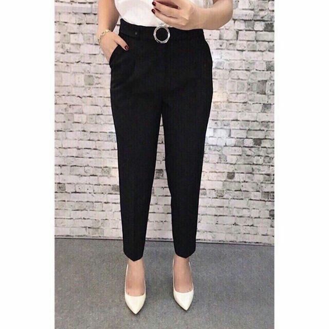 Quần baggy đai tròn cúc lệch L1