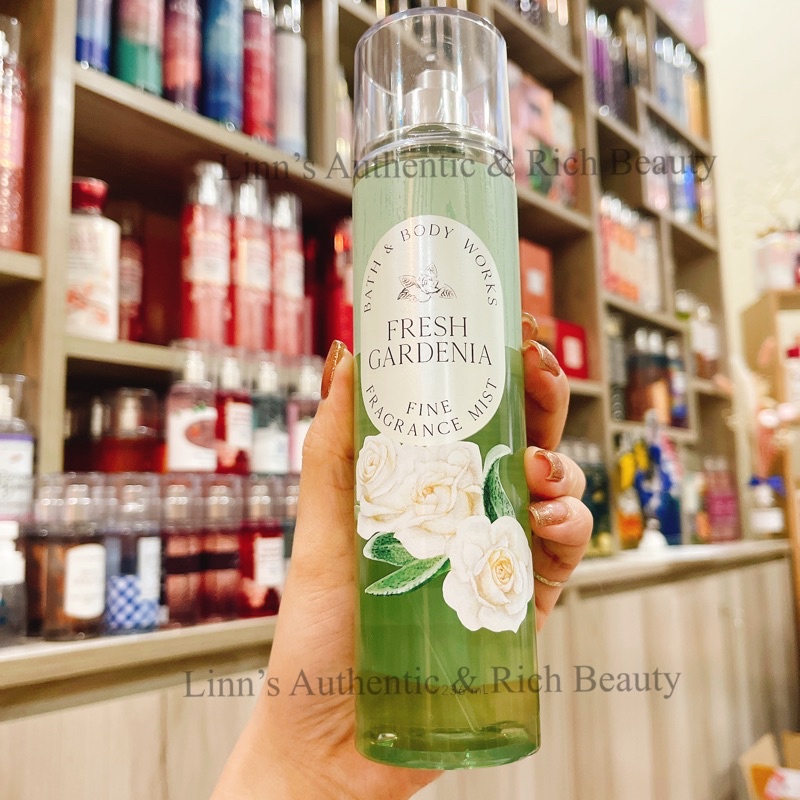 FRESH GARDENIA - Body Mist Xịt Thơm Dưỡng Thể Bath &amp; Body Works Usa