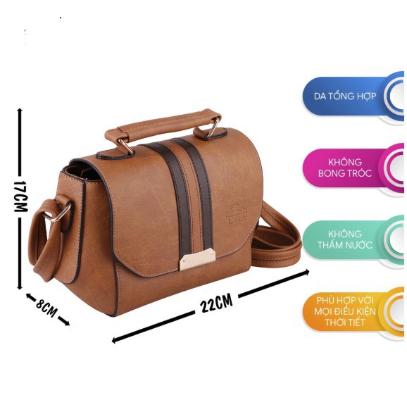 Túi đeo chéo nữ thời trang đa năng LATA HN58 nhiều màu bear02