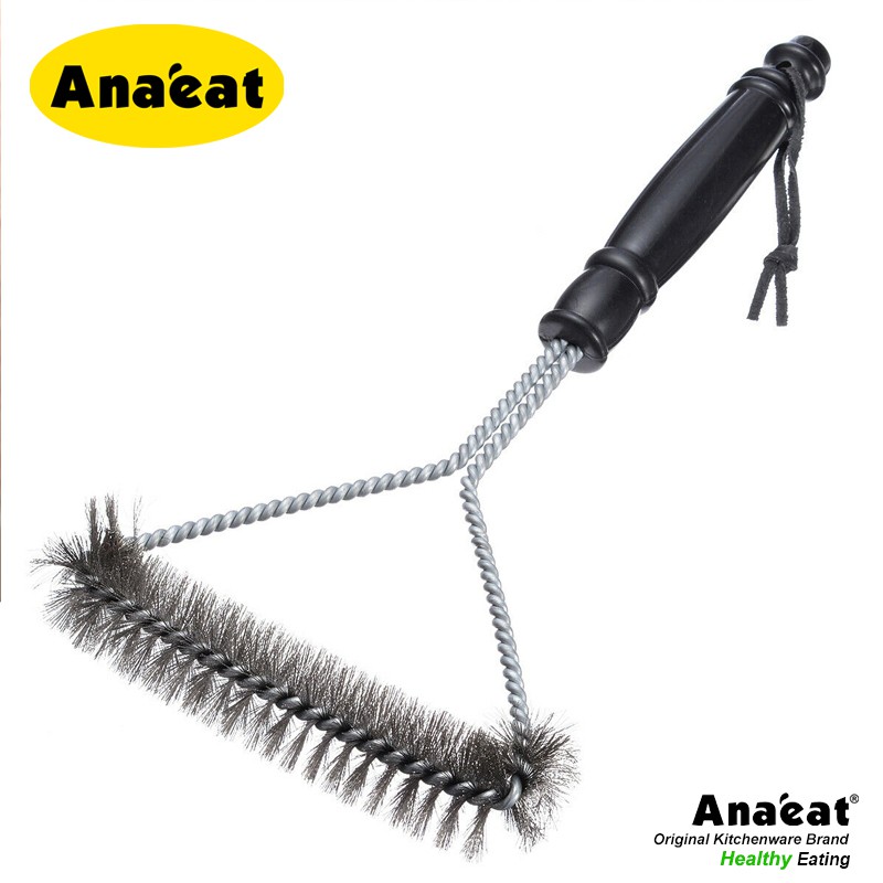 Cọ Vệ Sinh Vỉ Nướng ANAEAT Hình Tam Giác Bằng Thép Không Gỉ Cho Vỉ Nướng BBQ