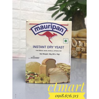Men khô làm bánh mì Mauripan Hộp 5 gói 50gr - MAURIPAN