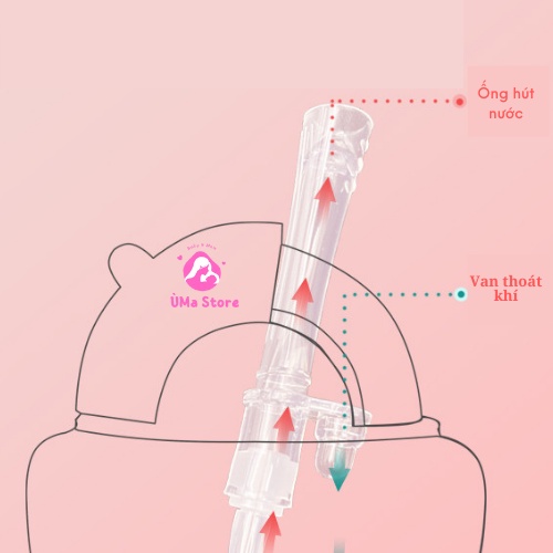 Nắp ống hút sữa bình cổ vuông HG