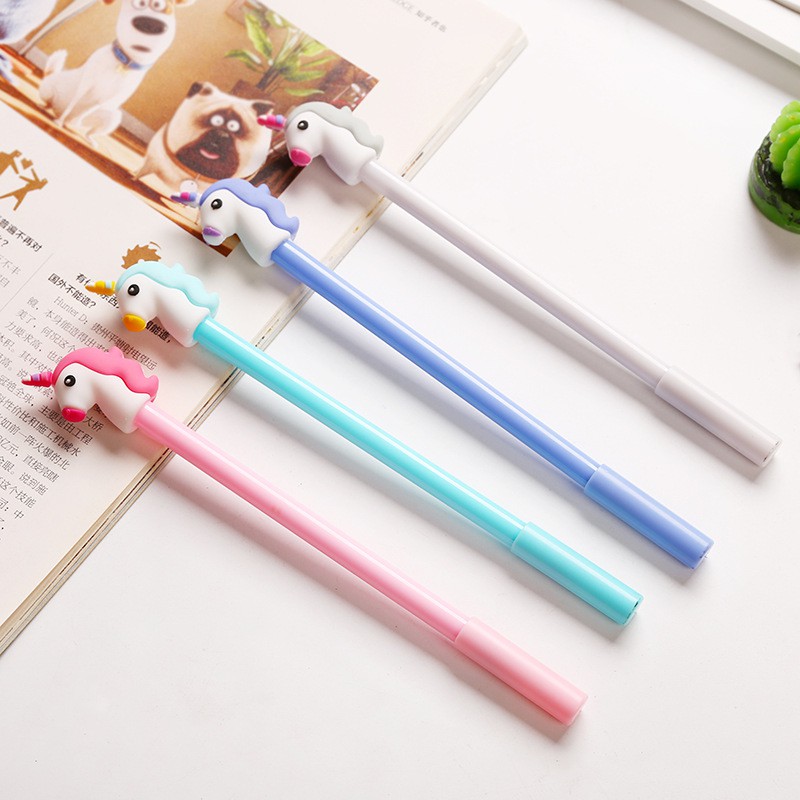 Bút Unicorn CÁ store nhiều màu sắc cực dễ thương dùng cho học sinh, sinh viên