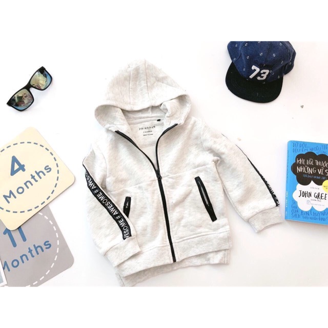Áo khoác nỉ primark bé trai