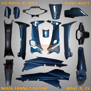 Dàn áo xe máy Wave a 100 nhiều màu, nhiều loại nhựa