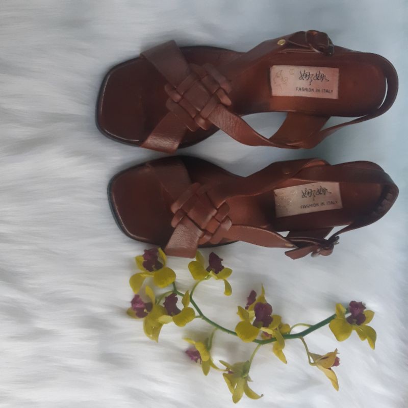 sandal si da mộc, size 38.5, 39, italy