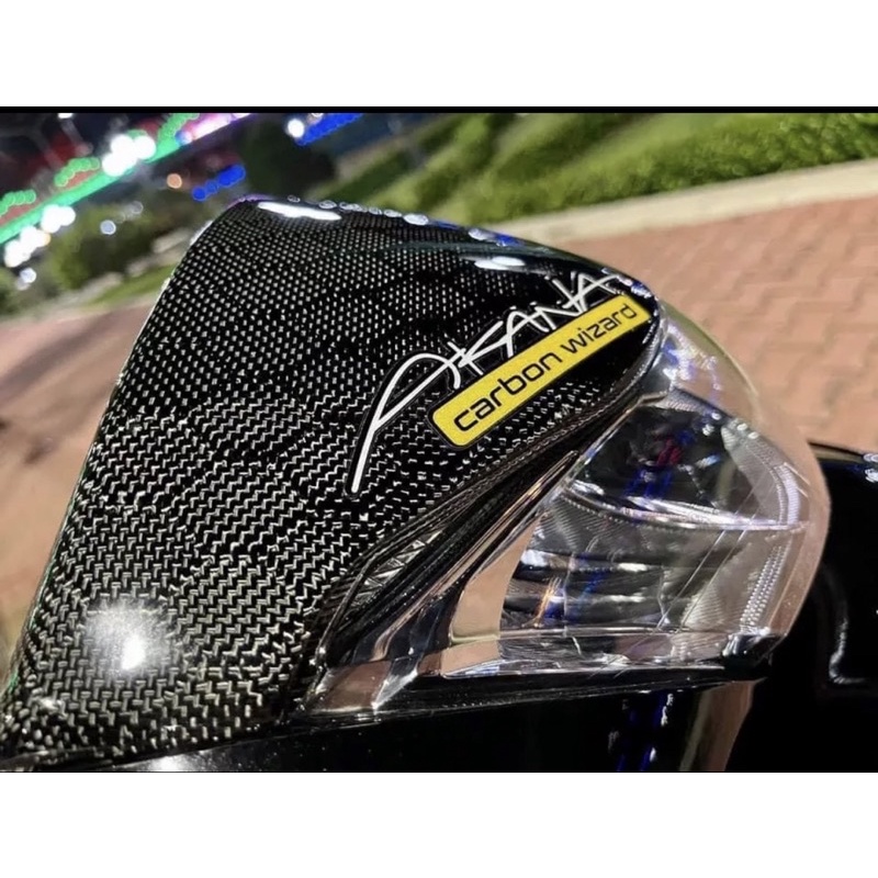 Tem AKANA carbon wizard phản quang chính hãng decal 3M công nghệ in cộm Nhật Bản trang trí xe hơi, xe máy, nón bảo hiểm
