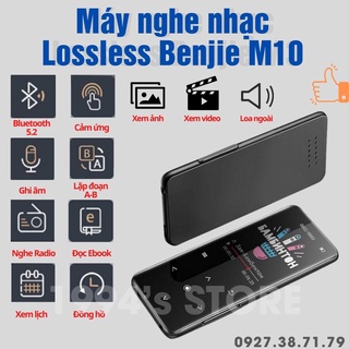 Máy Nghe Nhạc Lossless Benjie M10 Bản 2023 Bluetooh 5.2 APTX Loa Ngoài