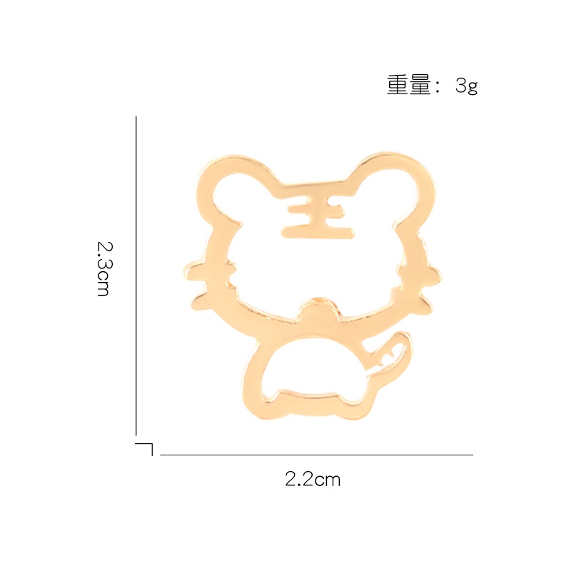 Ghim cài áo hình chú hổ hoạt hình dễ thương dành cho nữ