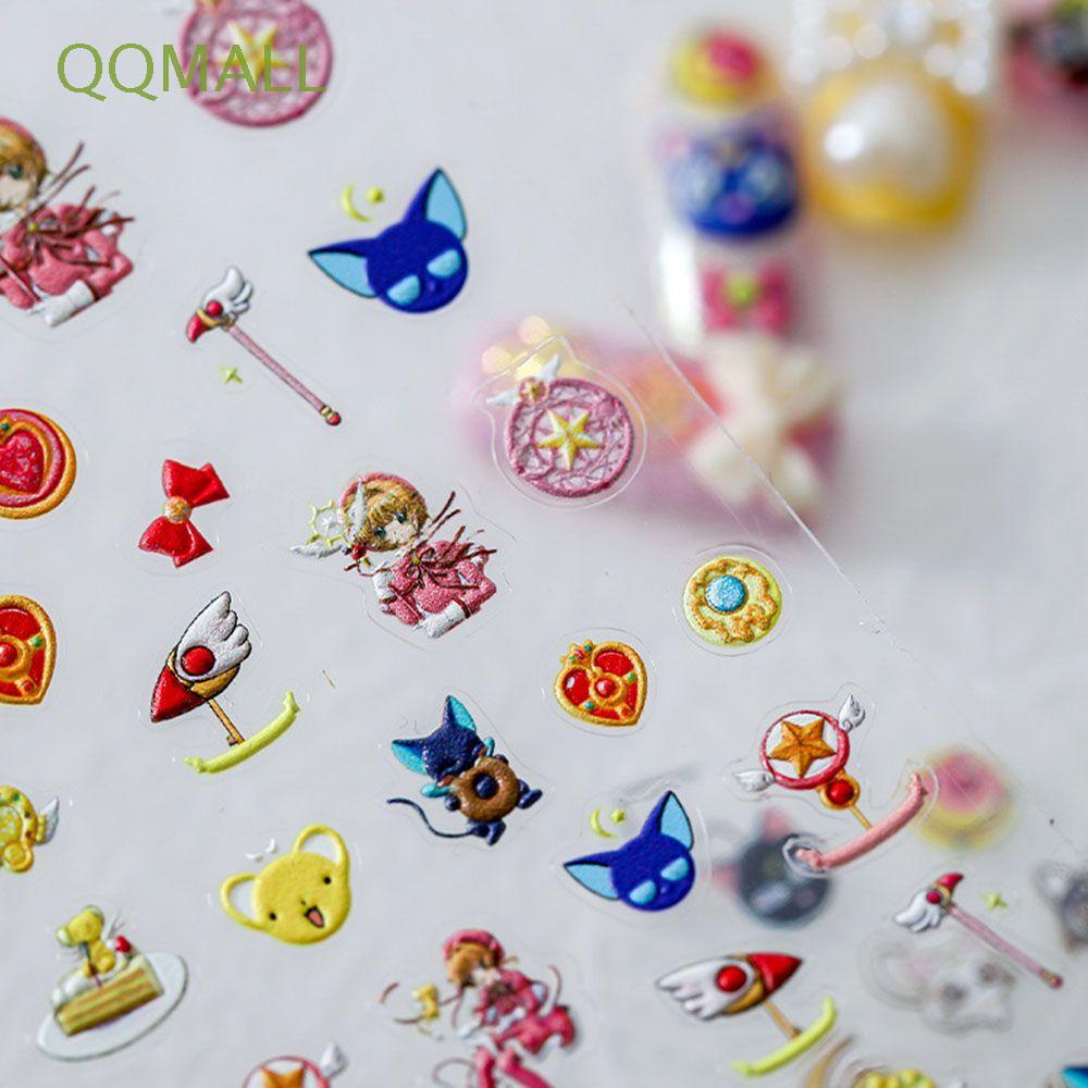 Nhãn Dán Trang Trí Móng Tay Hình Hoạt Hình Thủy Thủ Mặt Trăng Dễ Thương