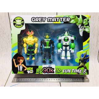 Mô hình đồ chơi 3 nhân vật Ben 10
