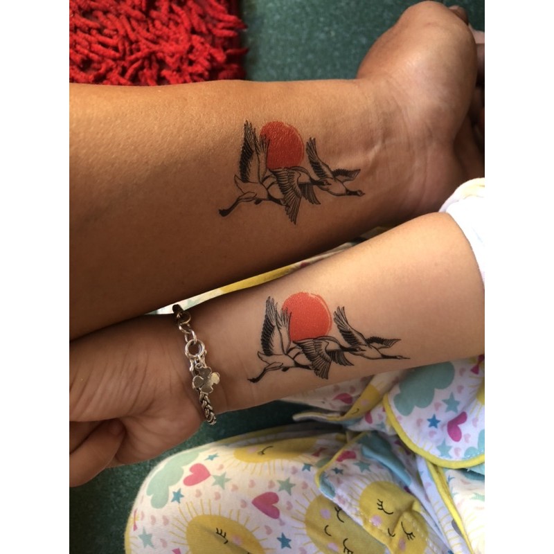 Set ,bộ,gói 30 miếng dán hình xăm nước tatoo xăm tạm thời 15 ngày mini tattoo đẹp lạ