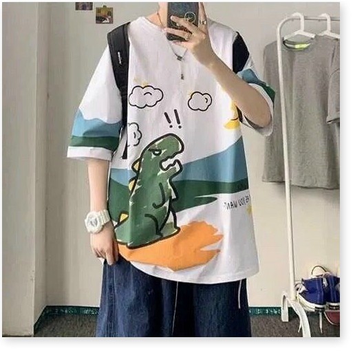 [FREE SHIP TOÀN QUỐC] ÁO THUN UNISEX FORM RỘNG CHÚ CÚN CƯNG CỰC CÁ TÍNH