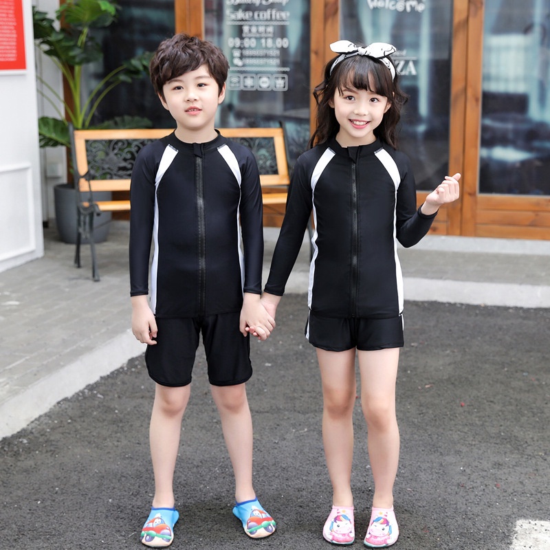 Bộ đồ bơi tay dài chống nắng cho nam và nữ