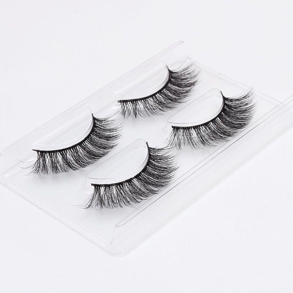 Lông Mi Giả 3D Dày Dài Tự Nhiên Màu Đen