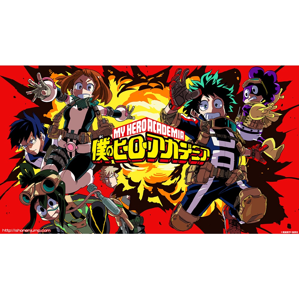 Poster A3 dán tường Anime, decal 30x42 trang trí có keo My Hero Academia Wallpapers 2